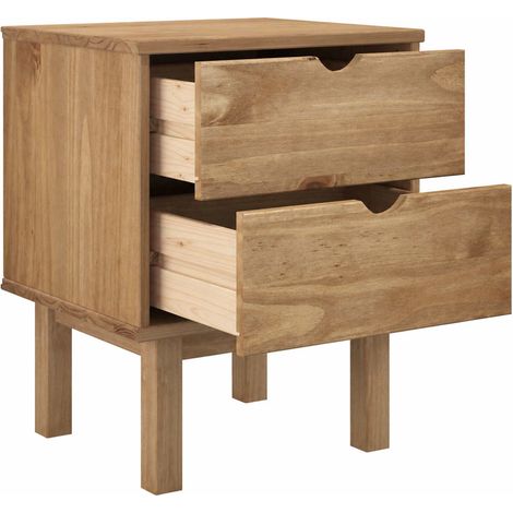 Maison Exclusive - Comodino OTTA 45x39x57 cm in Legno Massello di Pino (1/5)