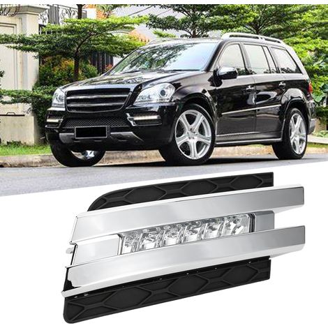 Feux de jour à LED 5000‑8000K compatibles avec Mercedes‑Benz GL450 X164 2006‑2009