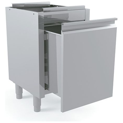 Module Sans Plan de Travail Largeur 500mm pour Déchets avec Fixation pour Sacs- Distform
