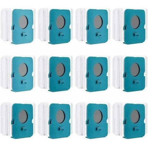 Lot de 12 sacs à poussière Clean Station pour aspirateur Samsung Bespoke Jet VCA-ADB95, VS20A95923W, sacs de rechange, accessoires (1/4)