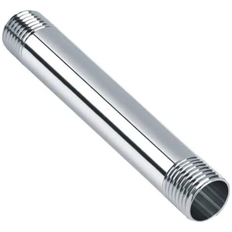 2 pièces de raccord de tuyau en acier inoxydable, raccord fileté mâle pour tuyau d'air, tuyau d'eau, tuyau de carburant (DN20 3/4" 400 mm) (1/5)