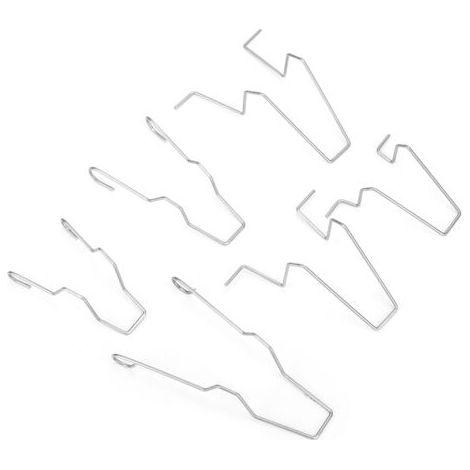 DEESSE SHOP-6 PCS Phare En Acier Phare Dip Faisceau Faisceau Tête Lampe Ampoule De Maintien Ressort Clip Pince pour H1/H3/H4/H7,5ZHSFULLKIT (1/5)