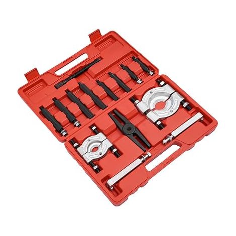Lot de 14 extracteurs de roulement, extracteur de roue, outil d'extraction, extracteur de moyeu, outil de roulement de roue, pour le démontage des transmissions, des engrenages, des roulements (1/5)
