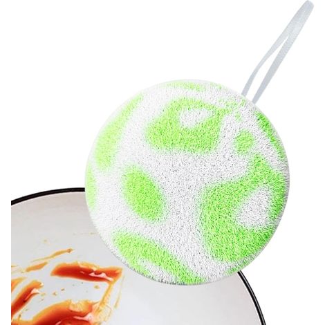 Boule de nettoyage portable sphérique à poils souples pour salle de bain  Boules de nettoyage pour baignoire, lavabo, robinet, WC, carrelage, table, maison, hôtel, dortoir (1/5)