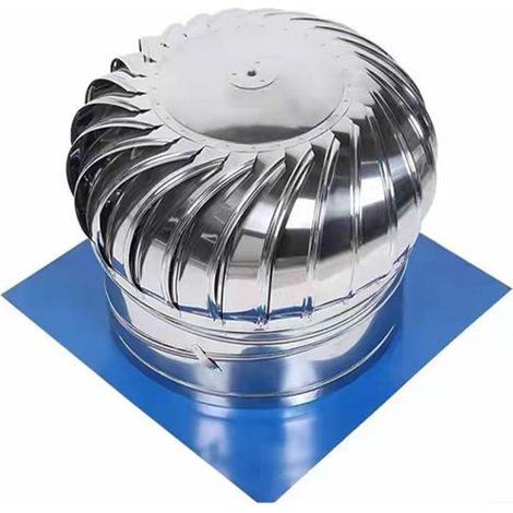 Sombrerete de chimenea giratorio de acero inoxidable – Ventilación mejorada – Resistente a corrientes de aire – Fácil instalación (1/3)