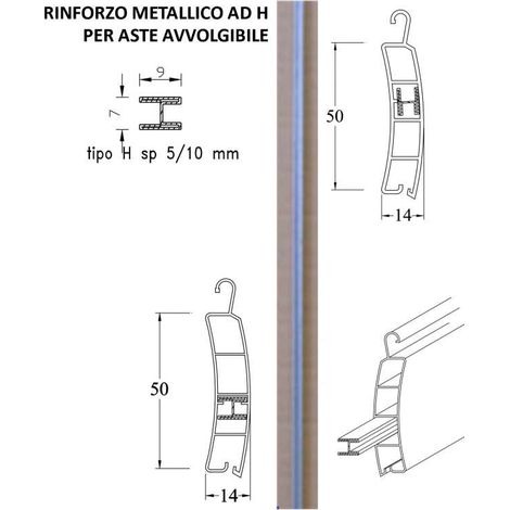 Rinforzo per aste in PVC