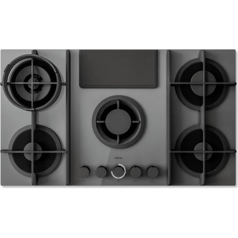 Elica NikolaTesla Flame EVO GR/A/88. Colore del prodotto: Grigio, Posizionamento dell'apparecchio: Da incasso, Dimensione della larghezza del piano cottura: 88 cm. Tipo di controllo: M... - PRF0196343