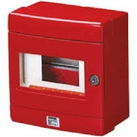 Gewiss – Coffret électrique nu IP55 8 modules – Coffret étanche pour manœuvres de secours – Rail DIN – GW42202 (1/3)