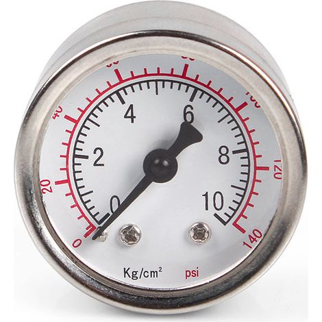 Pièces de modification automobile : régulateur de pression de carburant fileté 1/8 NPT, manomètre de pression d'huile 0-140 psi (1/5)