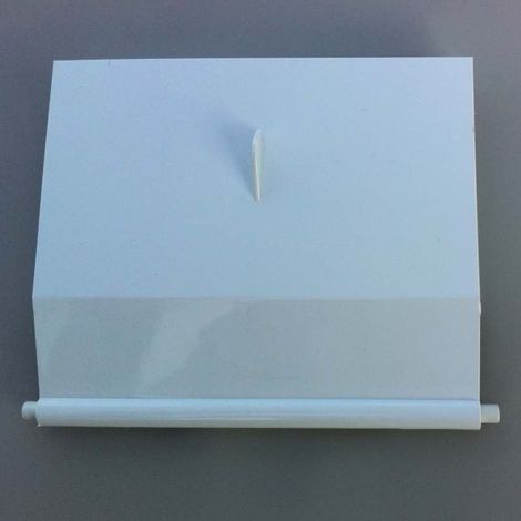 Volet pour skimmer de piscine hors sol – Blanc – Ergots ajustables pour installation facile – Largeur 14.3cm, hauteur 12.3cm – Piscineo