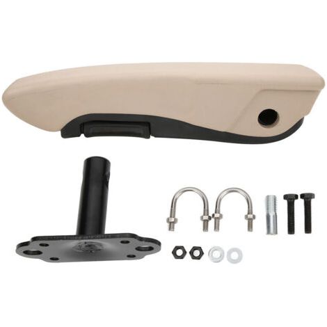 Accoudoir Réglable Droit Beige pour Voiture, Camion et Pickup, Résistant aux Chocs, Accessoire Intérieur Automobile Confortable