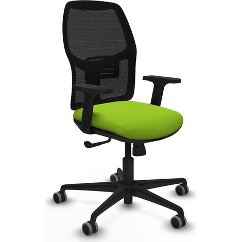 Chaise de bureau piqueras y crespo Alfera noir mousse découpée (1/2)