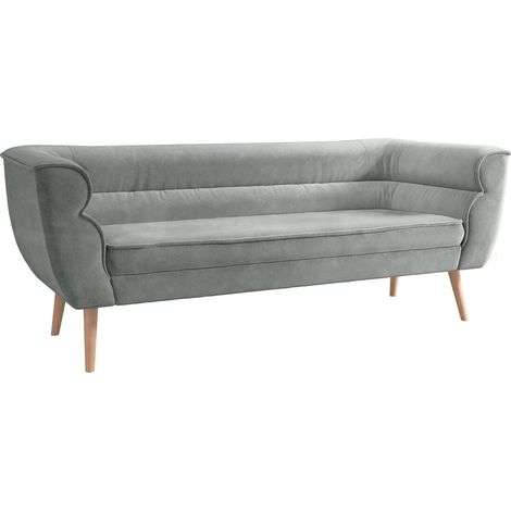 Canapé Glenview 100, Kronos 53, 182x74x75cm, Tissu, Pieds: Bois (1/4)