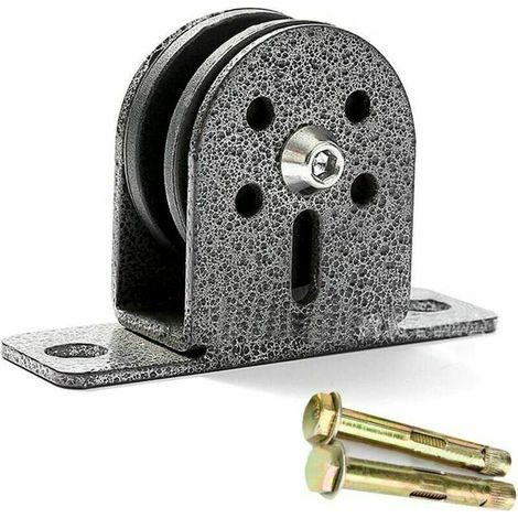 royaluxe -Poulie simple, poulie silencieuse, poulie silencieuse pour corde de levage rotative en acier inoxydable， (1/5)