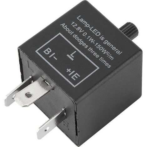 Elektronisches LED-Blinkerrelais mit einstellbarer Blinkfunktion für Blinker CF14 JL-02 bis CF 14K