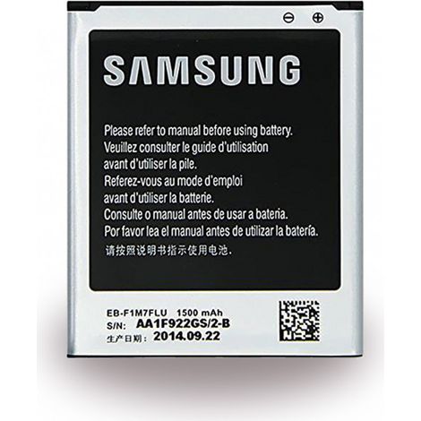 Samsung - EB-F1M7FLU - Li-Ion Battery - i8190 Galaxy S3 mini - 1500mAh BULK (1/2)
