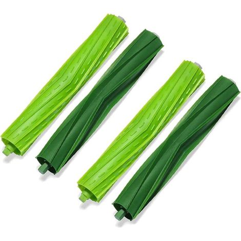Set mit 2 Ersatz-Gummiwalzenbürsten für iRobot Roomba Staubsauger i7 i7+ j7 j7+ j8+ i2 i3 i3+ i4 i4+ i6 i6+ i8 i8+ /Plus E5 E6 E7 (1/5)