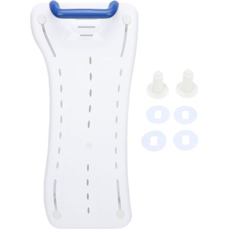 Panneau de siège de baignoire antidérapant, banc multifonctionnel en plastique avec poignée pour s'asseoir, serviettes de bain, shampoing (1/5)