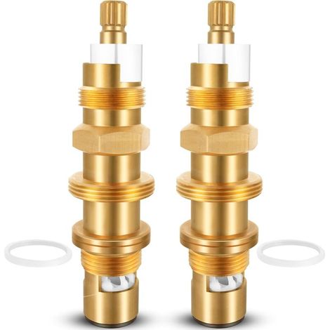 2-pack 910-030 shower valve cartridges, compatible with Price Pfister shower valves, ceramic valve cartridge replacement parts, compatible with Pfister bathroom shower valve faucet cartridges, made of