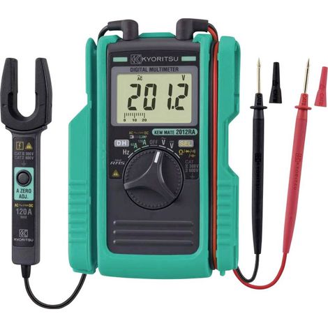 Kyoritsu KEW Mate 2012 RA Multimetro portatile, Pinza amperometrica digitale CAT II 600 V, CAT III 300 V
