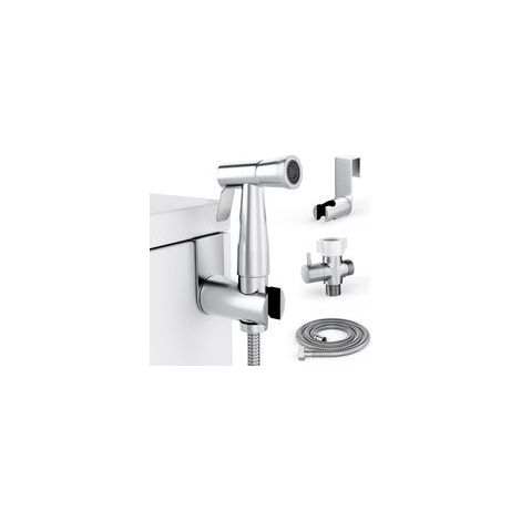 Pulvérisateur de bidet en acier inoxydable 304 – Installation facile sans outils – Raccords laiton et nylon – Pour hygiène efficace (1/5)