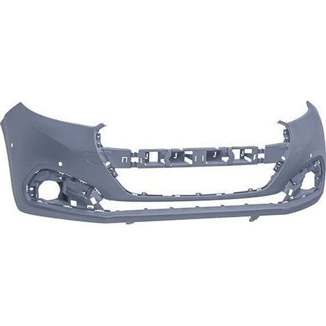 Pare-choc avant à peindre avec 4 trous pour radars Peugeot 208 2015-2019