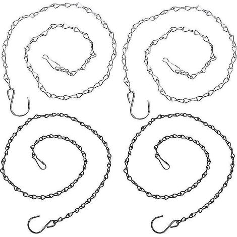 2 chaînes de suspension pour plantes