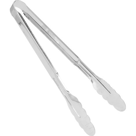 Grillzange aus Edelstahl 304, verdickt, vielseitig einsetzbar, für Küche und Camping, 24,5 cm (1/5)