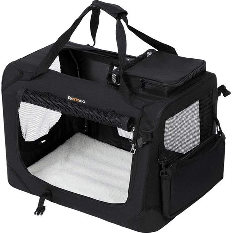 Borsa trasportino per cani di taglia XXL nera modello 120001251