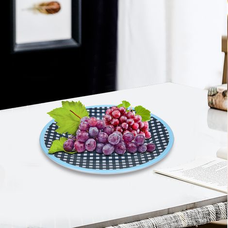 Assiette ronde de 22 cm de diamètre, idéale pour la maison, le restaurant, l'hôtel ou la cuisine. (1/5)