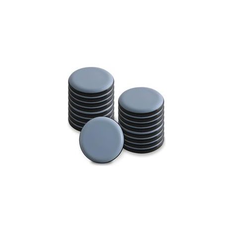 16 Patins Glissants PTFE Téflon pour Meubles Lourds et Chaises Ronds 30 mm Auto Adhésifs Protege Pied de Table Cale Meuble Sol Lisse Parquet Carrelage Réduction Bruit (1/5)