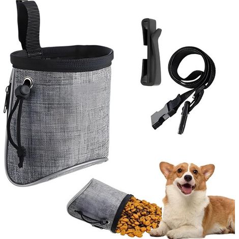 Bolsa de entrenamiento para perros con soporte para bolsas de excrementos, Bolsa impermeable para premios y accesorios (1/5)