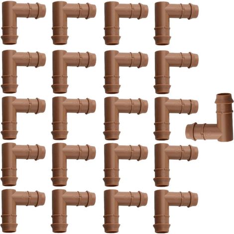 25 raccords coude – 17mm – Barbes – Irrigation – Jardin, pelouse (1/5)