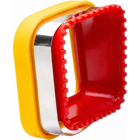 Moule à pain et à gâteaux en acier inoxydable rouge, en forme de cœur et de dinosaure, pour la cuisson au four et la cuisine maison.-AquaForge (1/5)