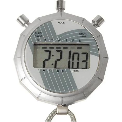 Chronomètre digital en métal - 100èmeGris