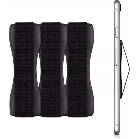 Lot de 3 Supports pour téléphone Portable et Smartphone (Noir) (1/5)