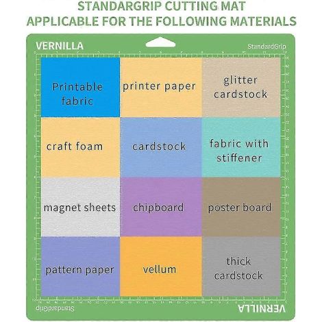 Lmell Lot de 3 tapis de découpe antidérapants 30,5 x 30,5 cm pour Cricut Explore Air/Air 2/One (1/5)