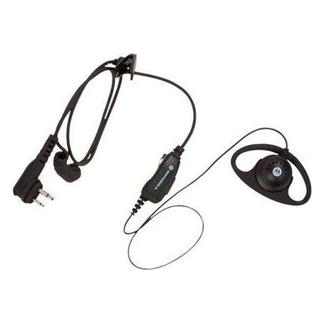 Auriculares Motorola hkln4599a con micrófono y botón PTT