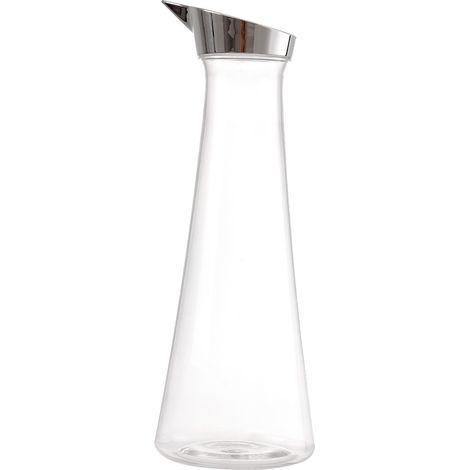 Bouteille À Jus - Polycarbonate Transparent - 1,5 L - Avec Couvercle Hermétique - Pour Réfrigérateur Et Service En Table - 1 Pièce