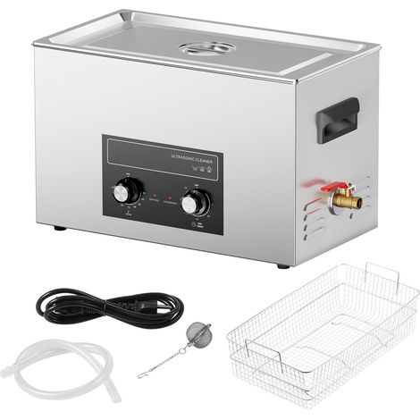 30-Liter-Ultraschallreiniger mit Heizung, Timer und Korb – 360-W-Profi-Reinigungsmaschine für mechanische Teile, Laborgeräte, Vergaser, Metalle und Autoteile (1/5)