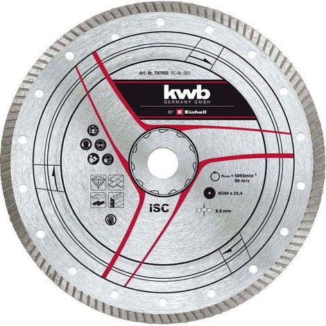 KWB Disque Turbo diamanté 300x25,4 mm