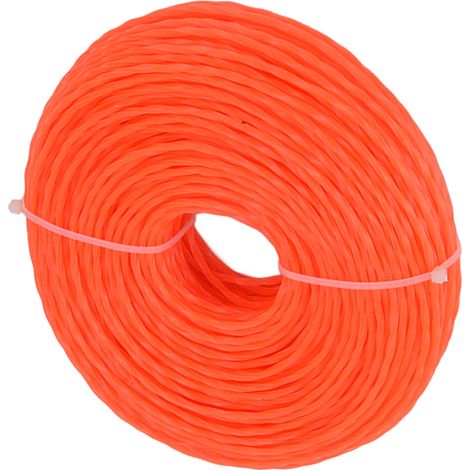 Nylon Trimmer Cord 3.0mm 85m Twisted Trimmer Line for Home Garden Heavy Duty Lawn Mower Cutters (1/2)