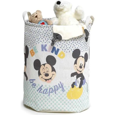 DOMOPAK - PORTAGIOCHI TONDO MICKEY MOUSE35X36X35CM