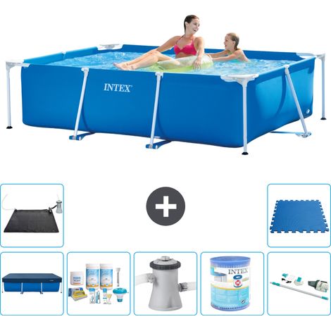 Intex Piscina con struttura Rettangolare - 220x150x60 cm - 7-pezzi  S30043 (1/5)