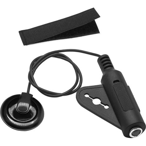 Microphone piézoélectrique à contact pour violon, violoncelle, ukulélé, mandoline et guitare. (1/5)