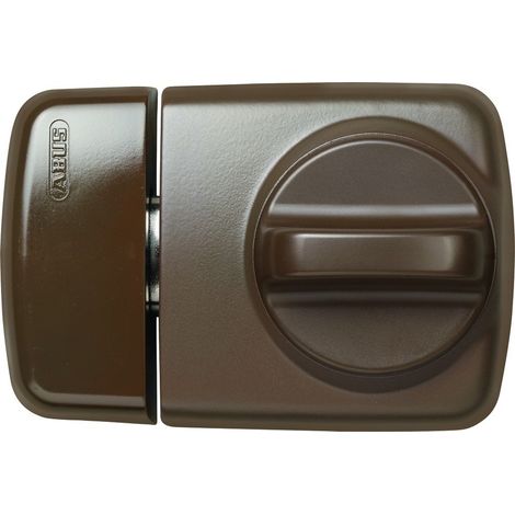 589157 7510 B Verrou de porte complémentaire avec bouton rotatif Marron (1/5)