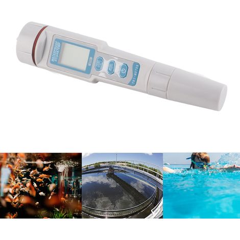 Appareil de mesure PH-983 3 en 1 : testeur de pH/conductivité/température, moniteur de qualité de l’eau pour laboratoire de piscine (1/5)