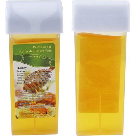 Cartouche de cire dépilatoire 100 g, crème dépilatoire à la cire d'abeille, roll-on à la cire chaude (1/5)