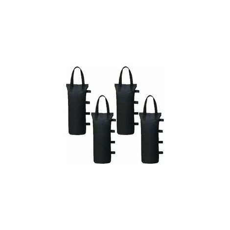 Lot de 4 Poids de Gazebo pour Tonnelle et Pavillon, Sac de Lestage Sable pour Jambes, Tentes Pare-Soleil, Parasol (1/4)