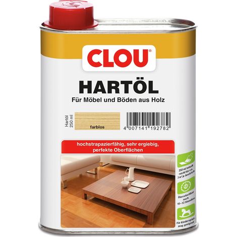 Clou Hartöl 250 ml farblos Holzöle (1/2)